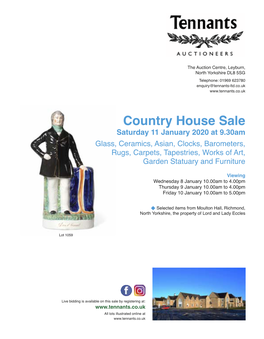 Country House Sale