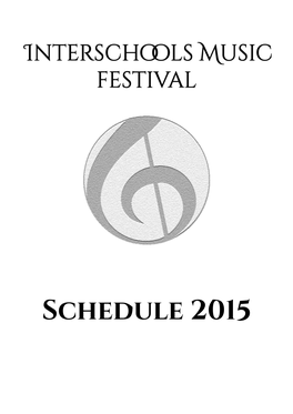 Schedule 2015