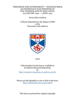 Kevin John Crichton Phd Thesis