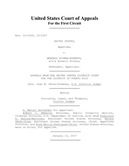 United States Court of Appeals for the First Circuit