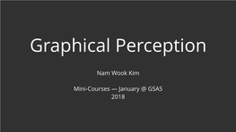 3. Graphical Perception Tomorrow