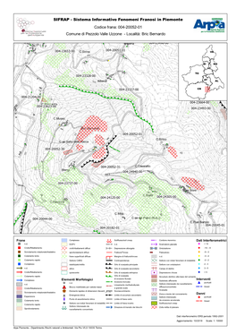 SIFRAP - Sistema Informativo Fenomeni Franosi in Piemonte