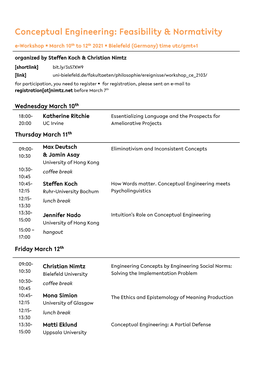 Conceptual Engineering: Feasibility & Normativity