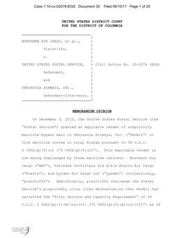 United States District Court for the District of Columbia