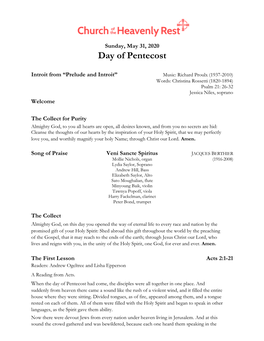 Day of Pentecost