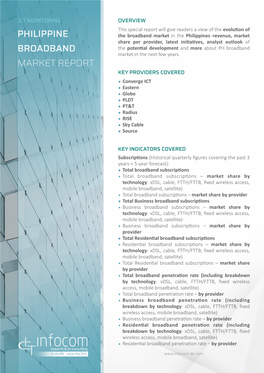 Philippine Broadband Market Report