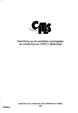 CITES in Nederland