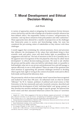 7. Moral Development and Ethical Decision-Making