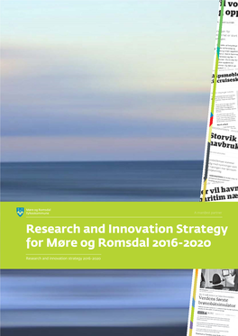 Research and Innovation Strategy for Møre Og Romsdal 2016-2020