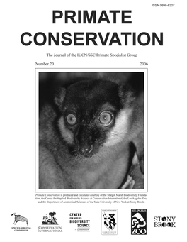 Primate Conservation 2006 (20): 1–28