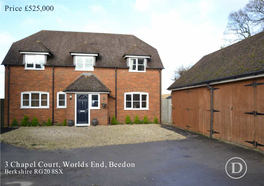 3 Chapel Court, Worlds End, Beedon Price £525,000