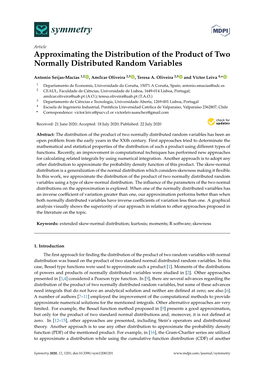 Approximating the Distribution of the Product of Two Normally Distributed Random Variables