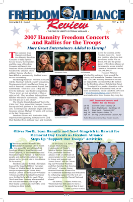 2007 Hannity Freedom Concerts and Rallies for the Troops