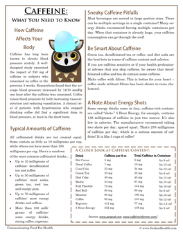 Caffeine What You Need to Know.Pub