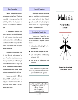 Malaria Brochure.Pub