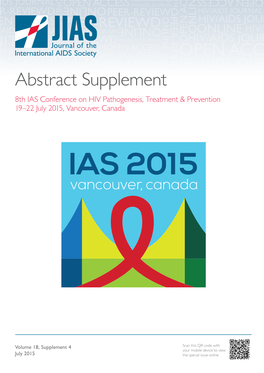 8Th IAS Conference on HIV Pathogenesis, Treatment &#X00026