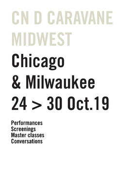 CN D CARAVANE MIDWEST Chicago & Milwaukee 24 &gt; 30 Oct.19