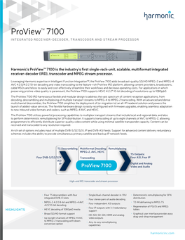 Proviewtm 7100