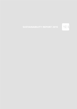 SUSTAINABILITY REPORT 2015 Index