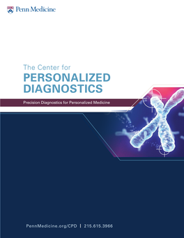 Personalized Diagnostics