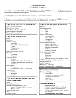 Fiction Nonfiction Elements of Plot