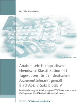 Beschlussfassung Der 7. Sitzung Der Arbeitsgruppe ATC/DDD Am 28.11