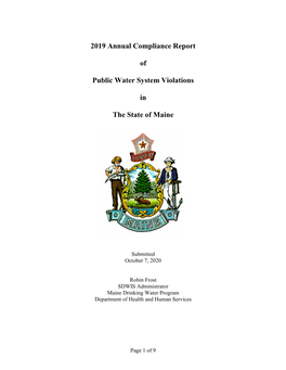 Annual Compliance Report