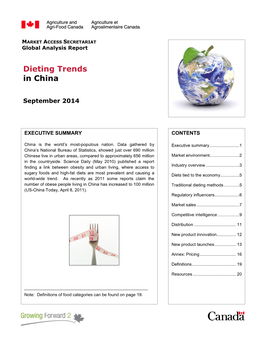 Dieting Trends in China