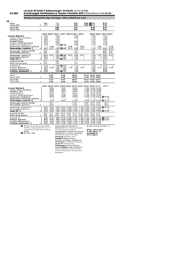 50.083 Liestal–Arisdorf–Kaiseraugst–Pratteln (Linie 83)Û Kaiseraugst