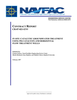 Contract Report Cr-07-021-Env