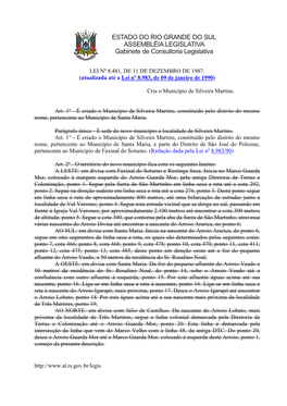 LEI Nº 8.481, DE 11 DE DEZEMBRO DE 1987. (Atualizada Até a Lei Nº 8.983, De 09 De Janeiro De 1990)