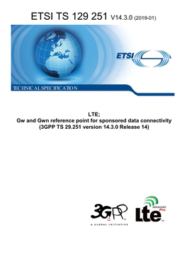 Ts 129 251 V14.3.0 (2019-01)