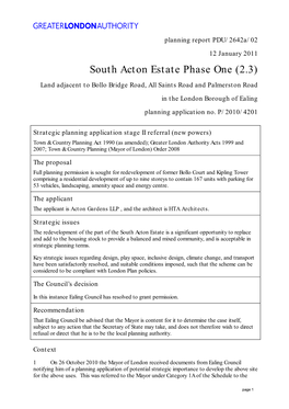 South Acton Estate Phase One (2.3)