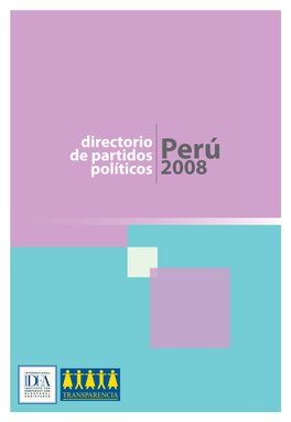 Directorio De Partidos Políticos – Perú 2008