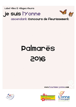 Palmarès 2016 Pour Presse
