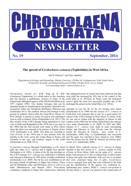 Chromolaena Odorata Newsletter