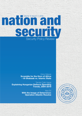 Security Policy Review Security Trends, 2004–2019 Tamás Csikivarga