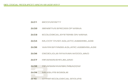 Biological Resources and Management