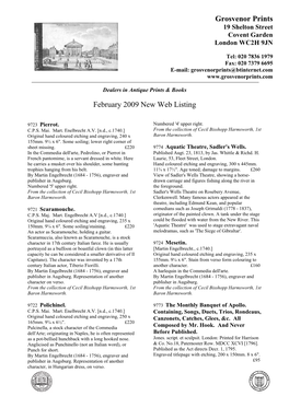 Grosvenor Prints February 2009 New Web Listing