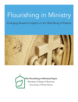 Flourishing in Ministry