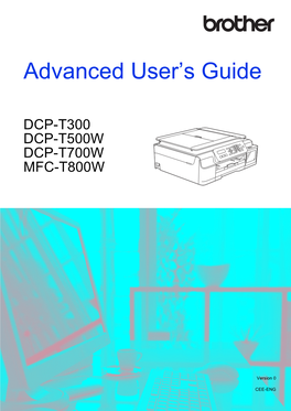 Advanced User's Guide