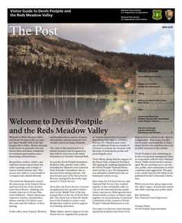 Visitor Guide to Devils Postpile and the Reds Meadow Valley