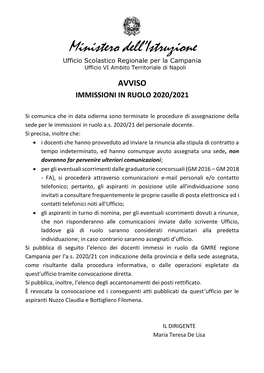 Ministero Dell'istruzione