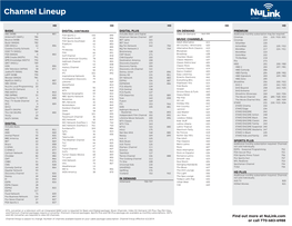 Channel Lineup