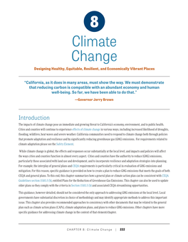 Climate Change Designing Healthy, Equitable, Resilient, and Economically Vibrant Places