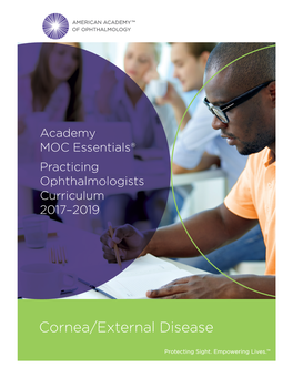 Cornea/External Disease 2017-2019