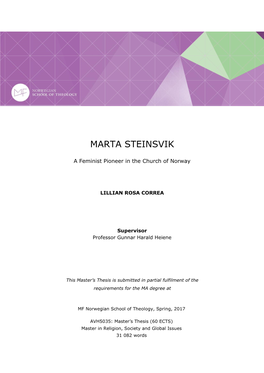 Marta Steinsvik