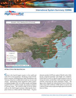 International System Summary: CHINA