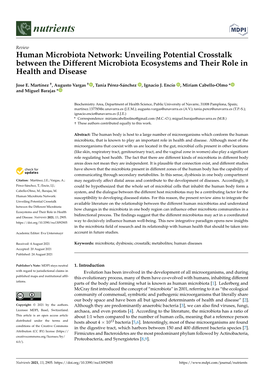 Human Microbiota Network: Unveiling Potential Crosstalk Between the Different Microbiota Ecosystems and Their Role in Health and Disease