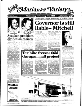 Governor Is Still Liable-- Mitchell